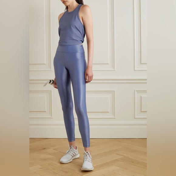 🆕 KORAL Lustrous stretch leggings blue size Small - Picture 3 of 7